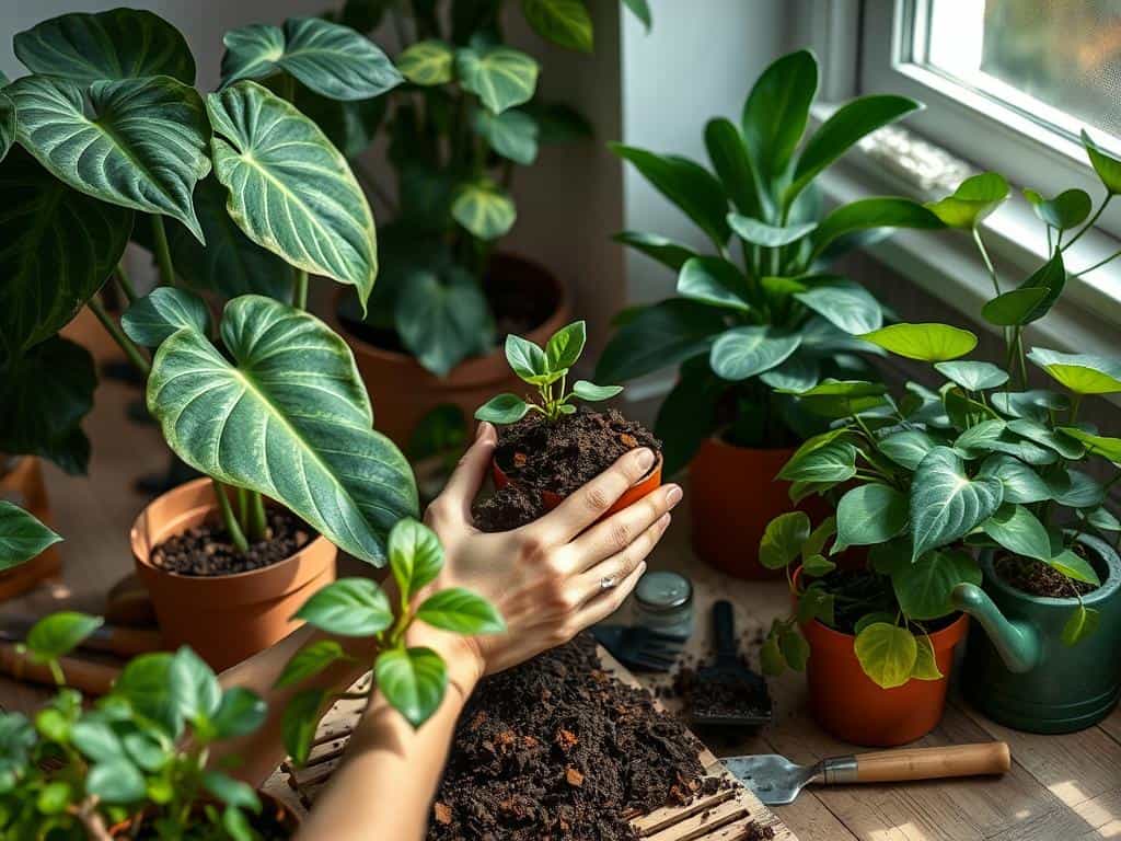 Umtopfen Tipps für Zimmerpflanzen