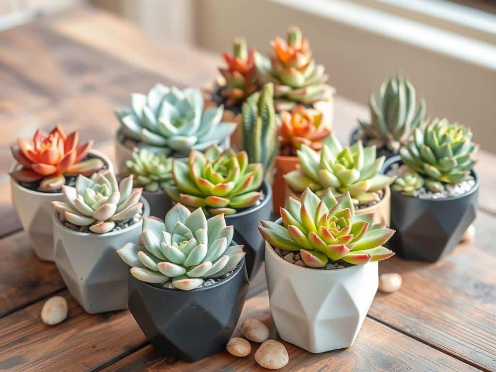 Sukkulenten arrangieren