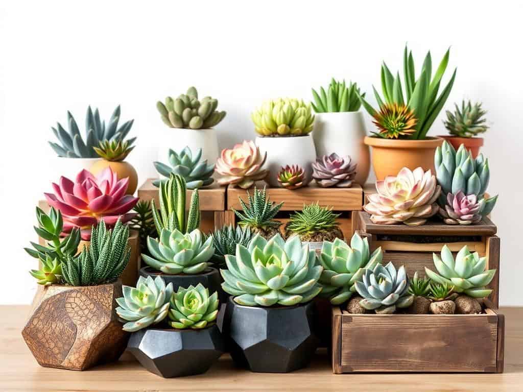 kreative Ideen für Sukkulenten Arrangements