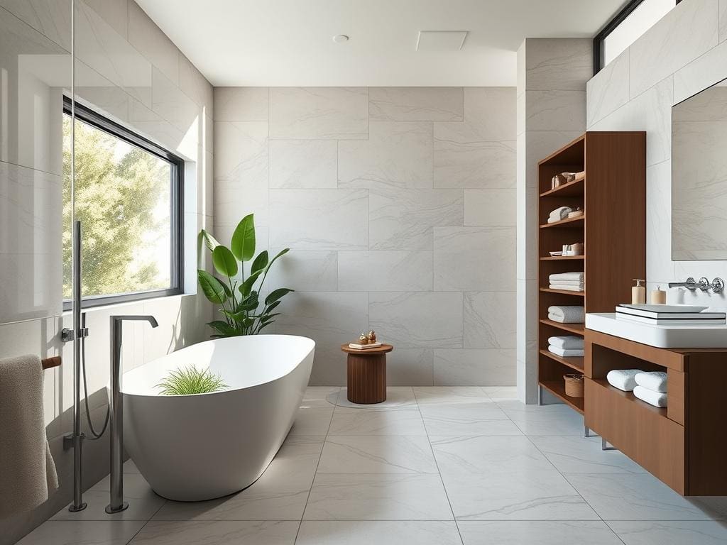 Badgestaltung Ideen im modernen Badezimmer