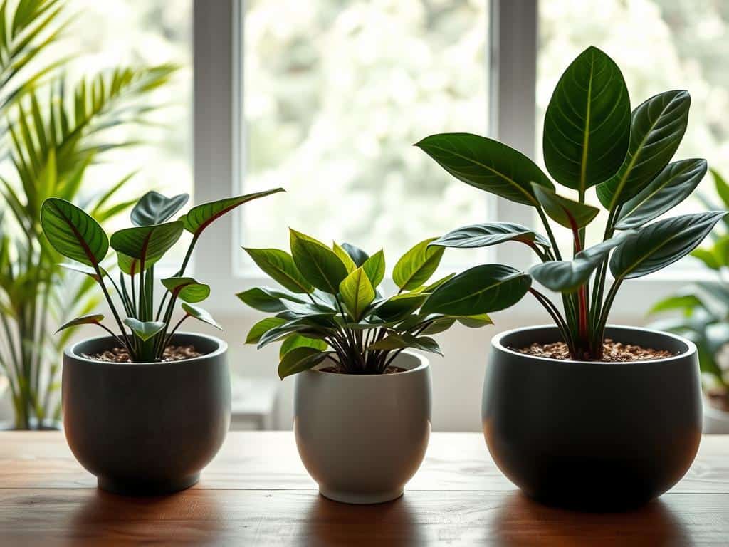 Elefantenfuß, Glücksfeder, Kentiapalme, pflegeleicht Elefantenfuß, Glücksfeder, Kentiapalme, pflegeleicht