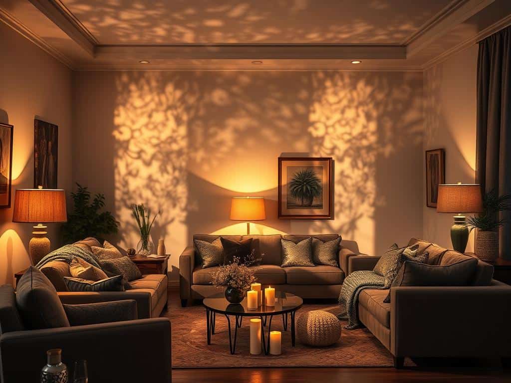 Lichtspiele im Wohnzimmer