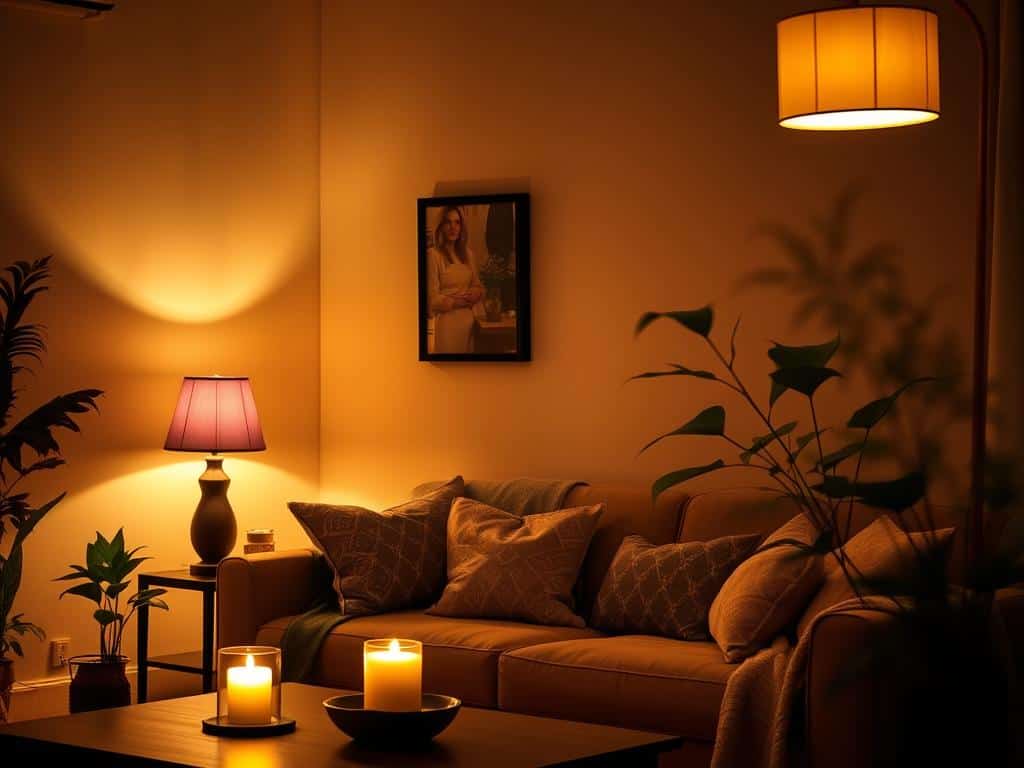 Lichtspiele im Wohnzimmer