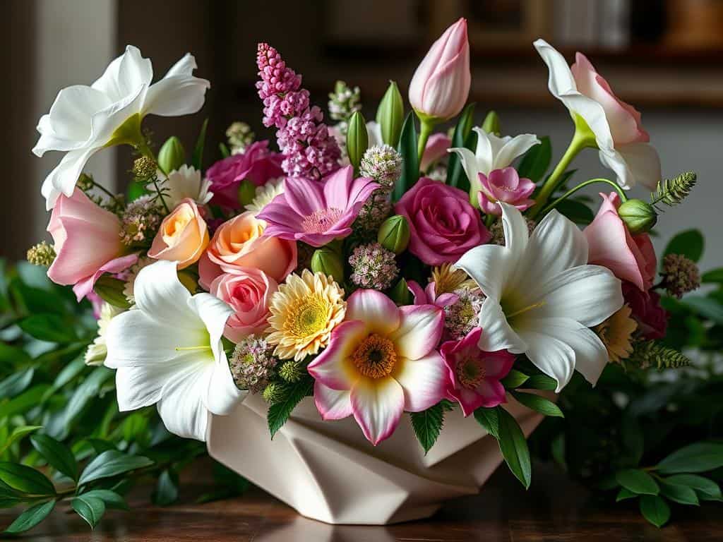 Vasenform für Blumenarrangement Vasenform für Blumenarrangement